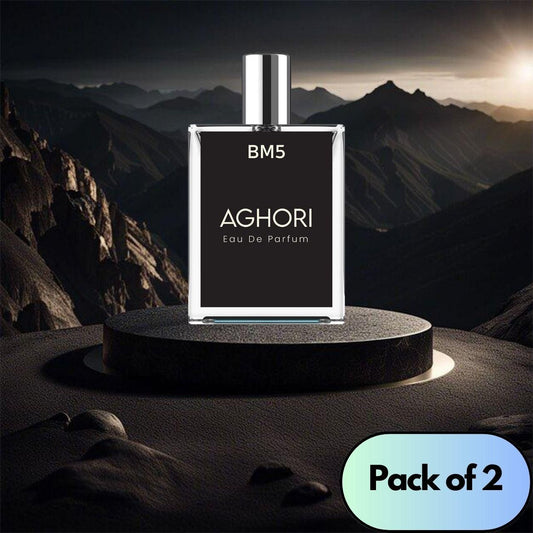 AGHORI Eau De Parfum 50ml (Pack of 2) – A Strong, Long-Lasting Perfume for Men