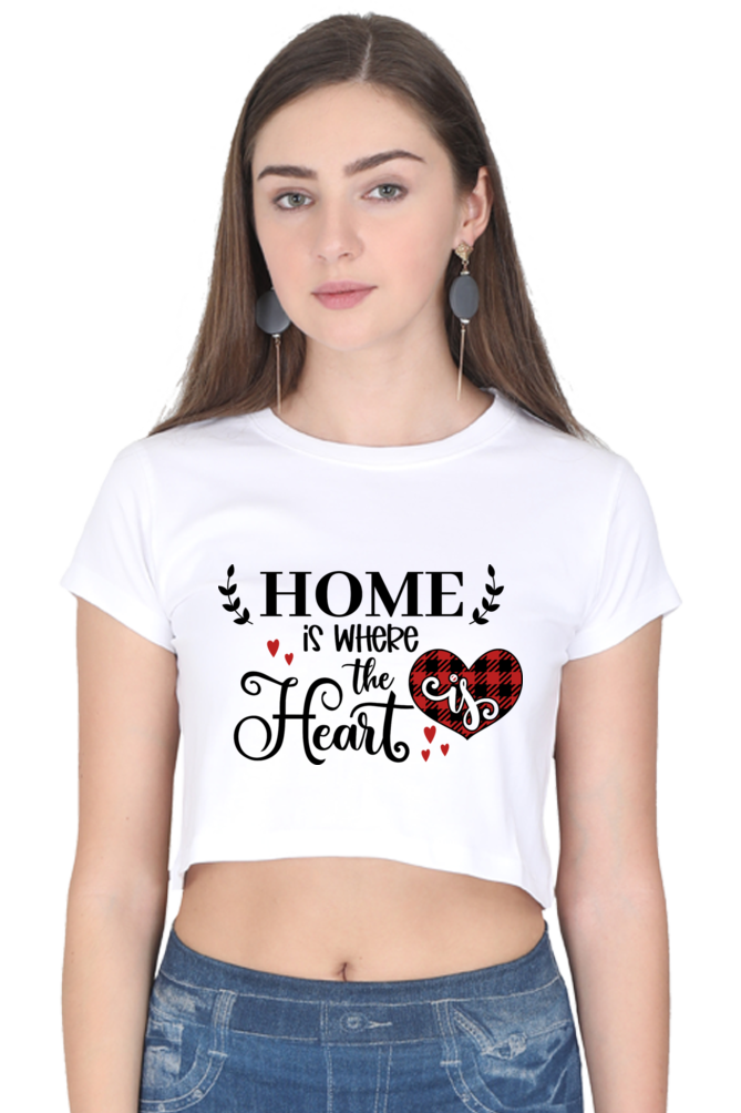 Female Crop Top White