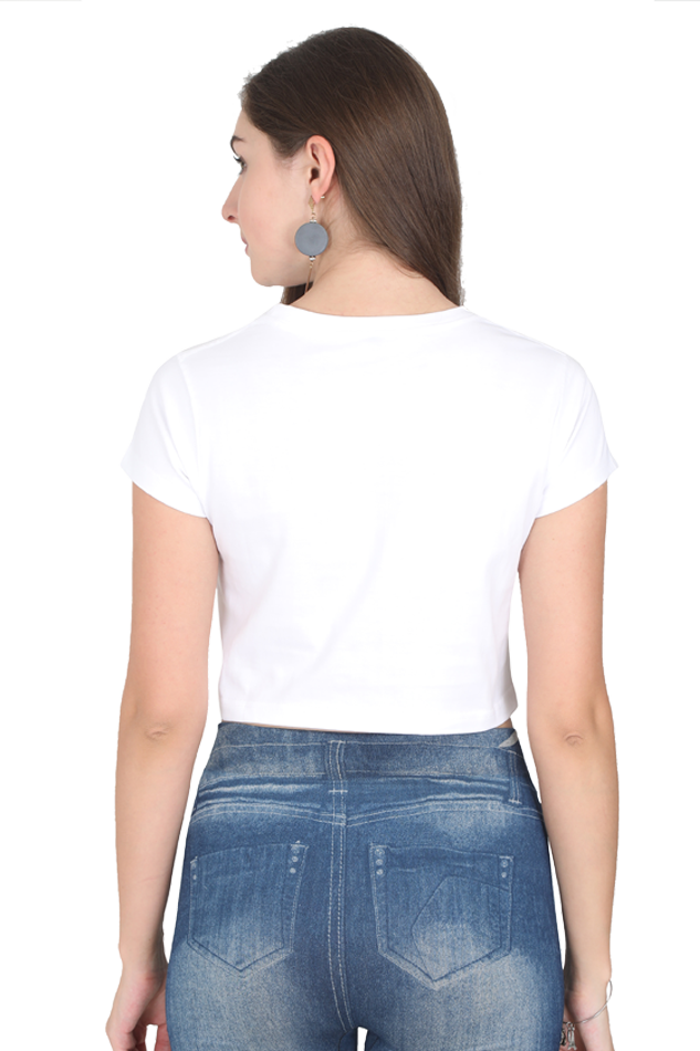 Female Crop Top White