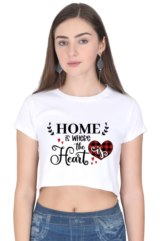 Female Crop Top White