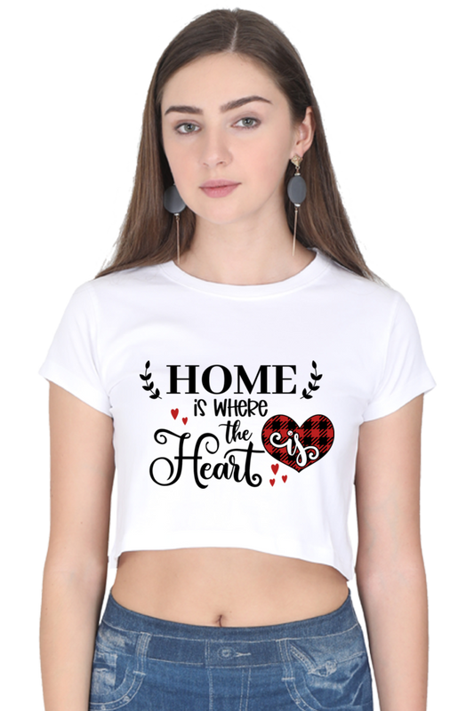 Female Crop Top White