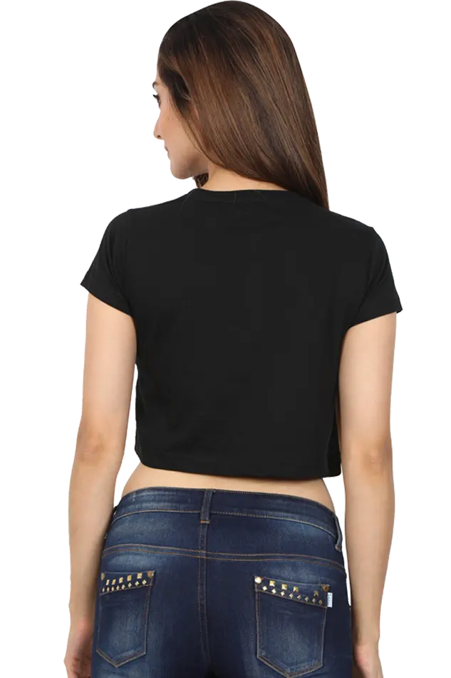 Female Crop Top Black