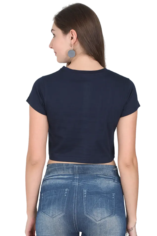 Female Crop Top Black